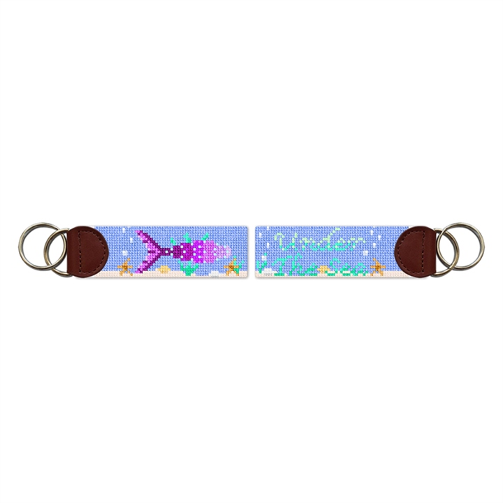 Under The Sea Needlepoint Key Fob