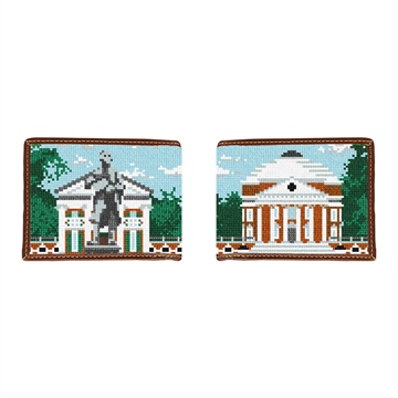 University of Virginia Needlepoint Wallet