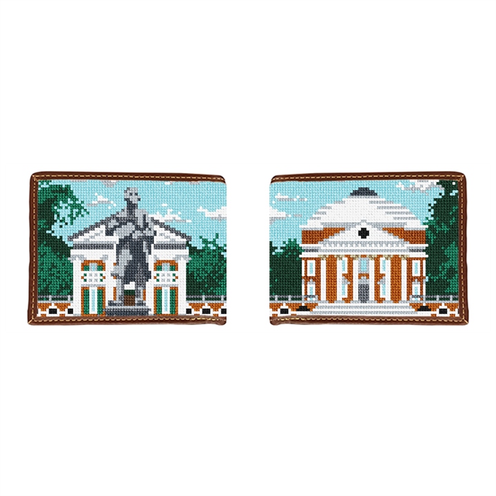 University of Virginia Needlepoint Wallet