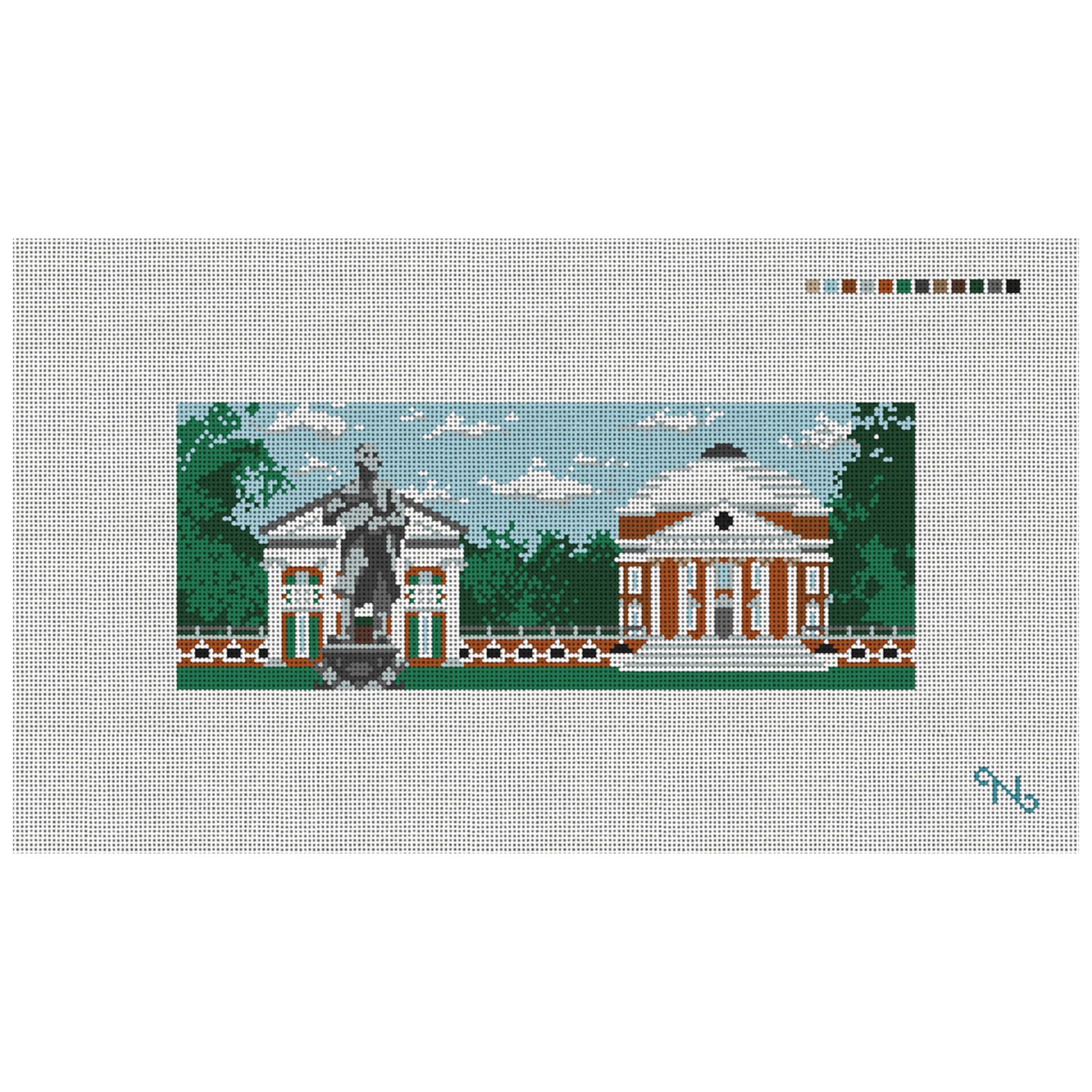 University of Virginia Needlepoint Wallet Kit