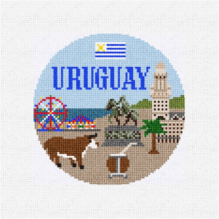Uruguay Needlepoint Ornament Kit