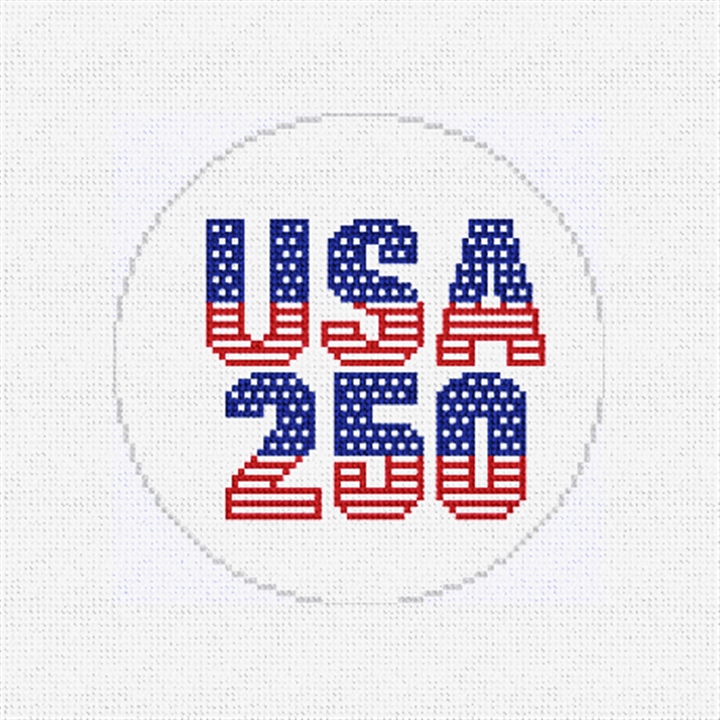 USA 250 Years Spirit Needlepoint Ornament Kit