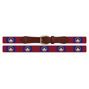 Utah Flag Needlepoint Belt
