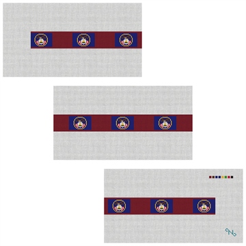 Utah Flag Needlepoint Belt Kit