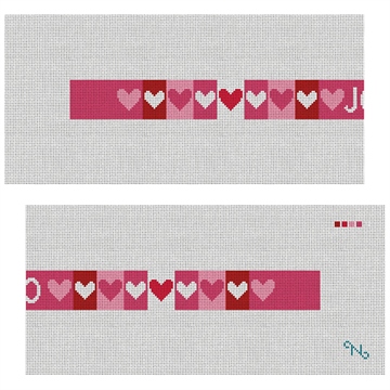 Valentine Needlepoint Dog Collar Kit