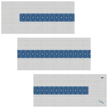 Vesta Needlepoint Belt Kit Stitched Preview