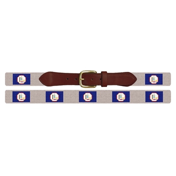 Virginia Flag Needlepoint Belt