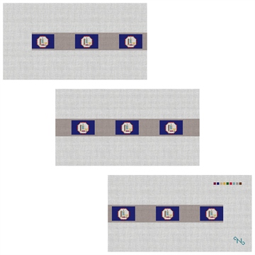 Virginia Flag Needlepoint Belt Kit