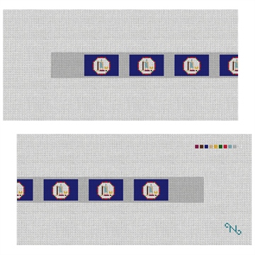 Virginia Flag Needlepoint Dog Collar Kit