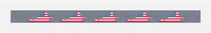 Virginia State Needlepoint Dog Collar Kit