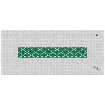 Viridian Gothic Needlepoint Key Fob Kit Stitched Preview