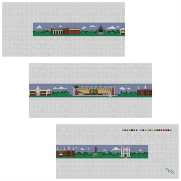 Waco Texas Landscape Needlepoint Belt Kit