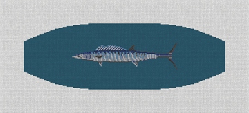 Wahoo Cummerbund Needlepoint Kit