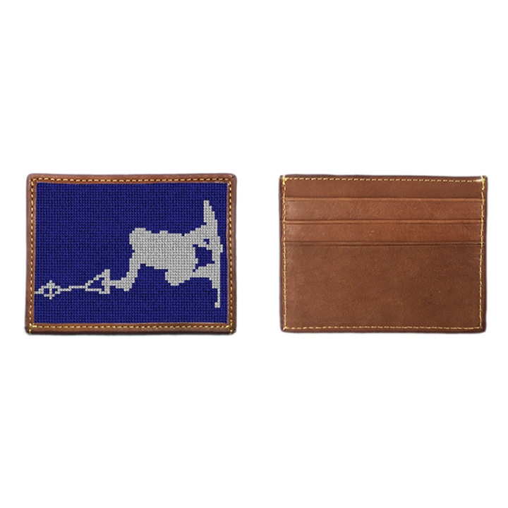 Wakeboard Needlepoint Card Wallet 