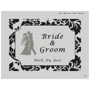 Waltz Custom Needlepoint Ring Bearer Kit