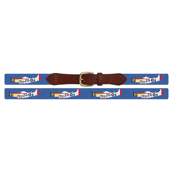 War Planes Needlepoint Belt