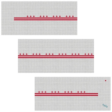 Washington DC Flag Needlepoint Belt Kit