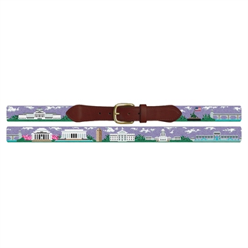 Washington DC Needlepoint Belt