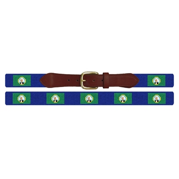 Washington Flag Needlepoint Belt