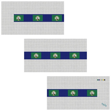 Washington Flag Needlepoint Belt Kit
