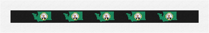Washington State Needlepoint Dog Collar Kit