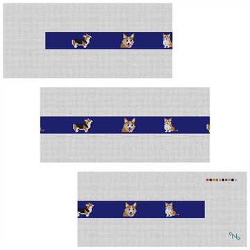 Welsh Corgi Needlepoint Belt Kit