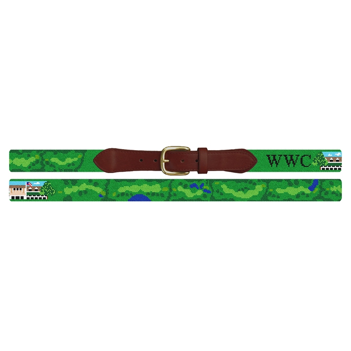 Westmoreland Country Club Needlepoint Belt