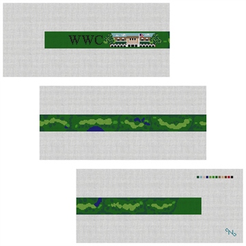 Westmoreland Country Club Needlepoint Belt Kit
