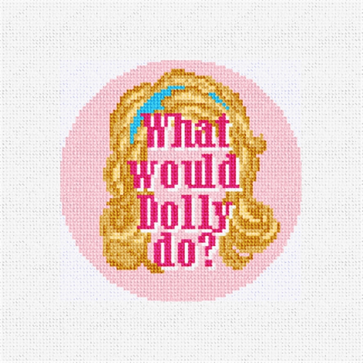 What Would Dolly Do Needlepoint Ornament Kit