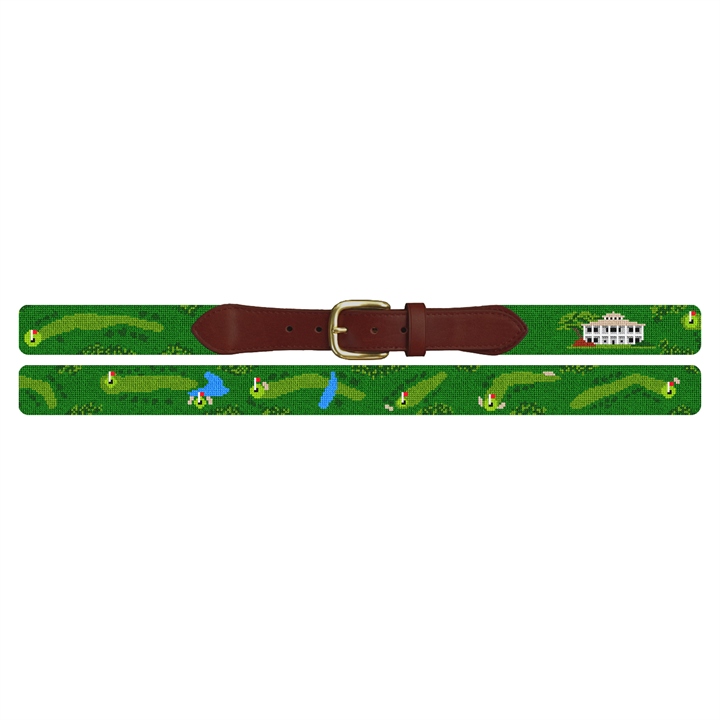 Winchester Kentucky Golf Course Needlepoint Belt