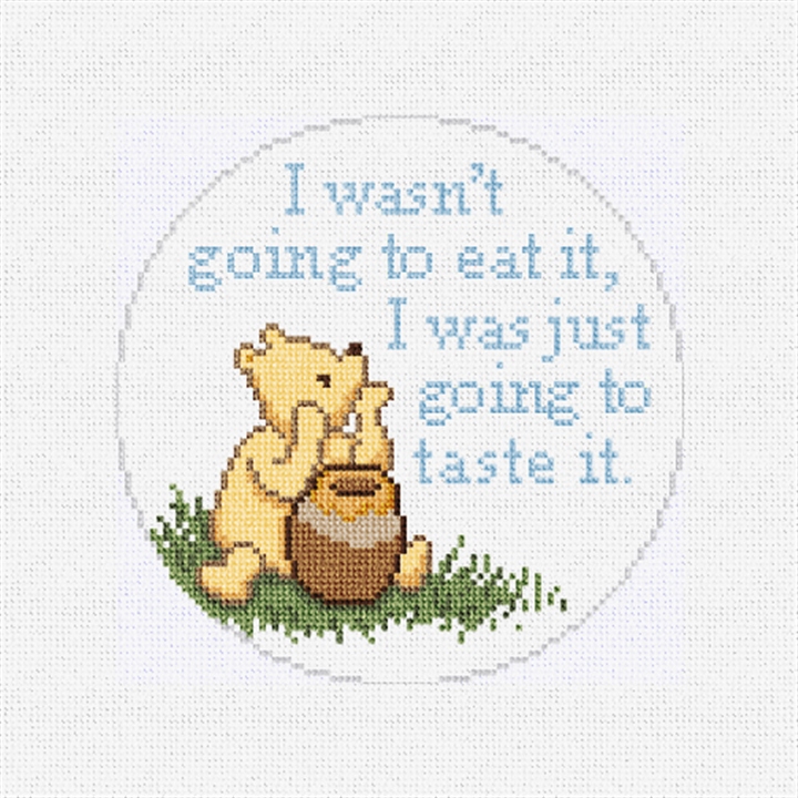 Winnie The Pooh's Taste Needlepoint Ornament Kit