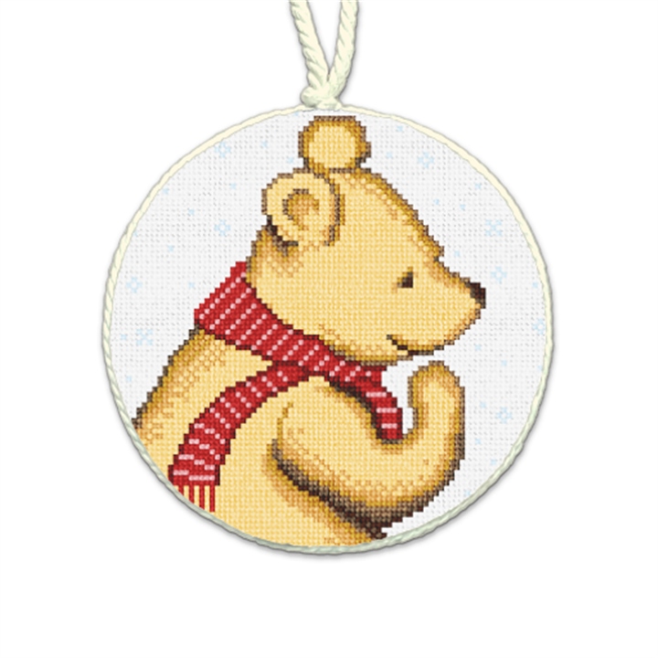Winter Hush Needlepoint Ornament