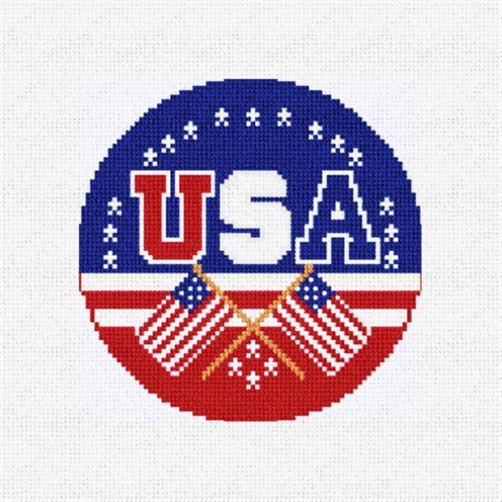 Winter USA Needlepoint Ornament Kit