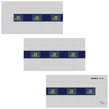 Wisconsin Flag Needlepoint Belt Kit