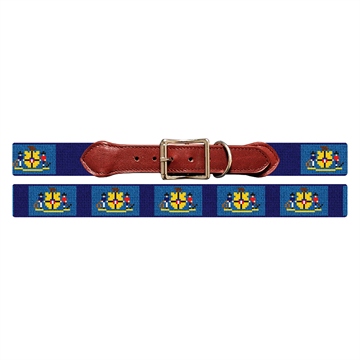 Wisconsin Flag Needlepoint Dog Collar