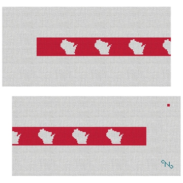 Wisconsin State Needlepoint Dog Collar Kit