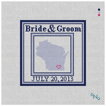 Wisconsin State Ring Bearer Pillow Kit