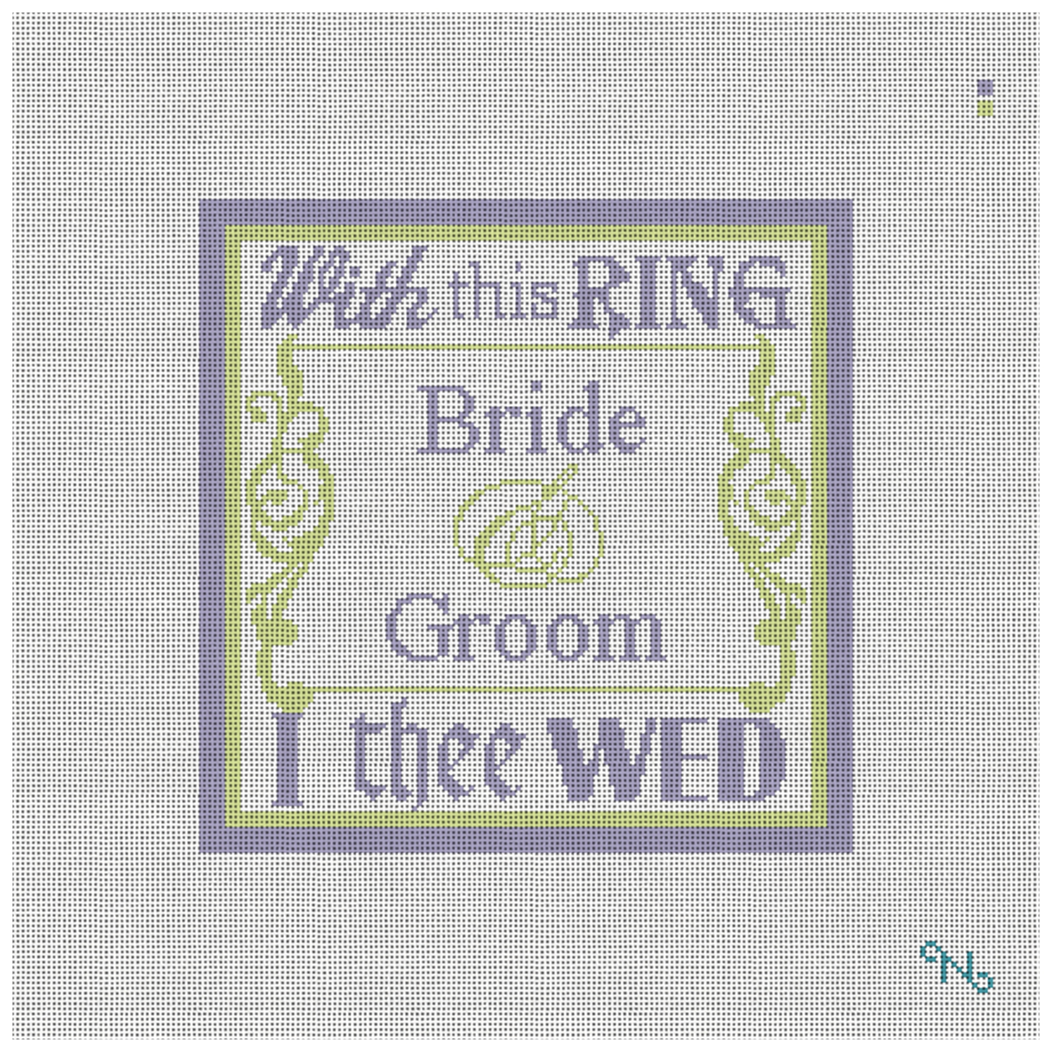 With This Ring Needlepoint Kit