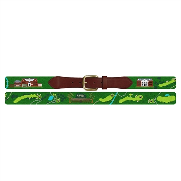 Wykagyl Country Club Golf Course Needlepoint Belt