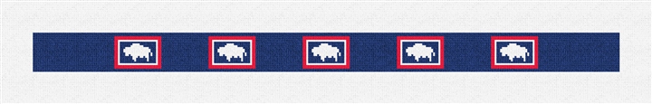 Wyoming Flag Needlepoint Dog Collar Kit