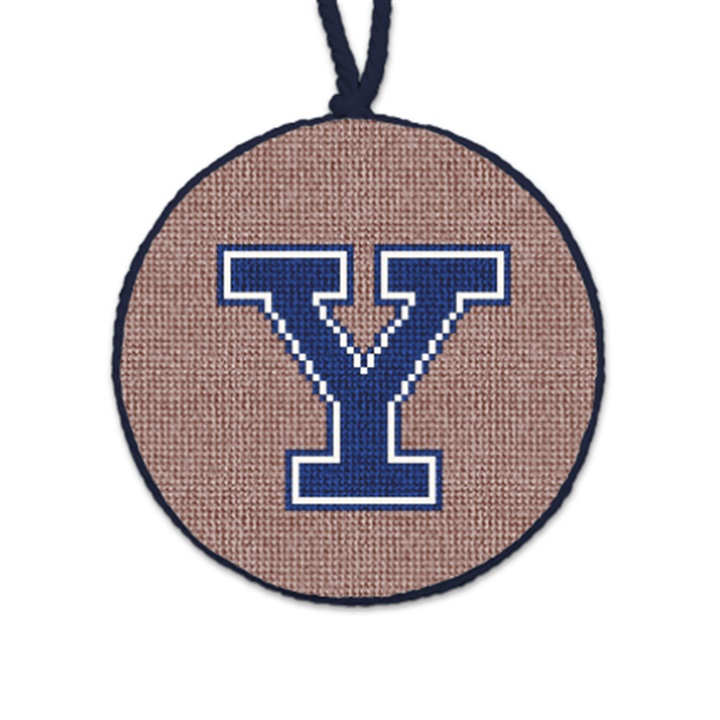 Yale Collegiate Needlepoint Ornament NeedlePaint