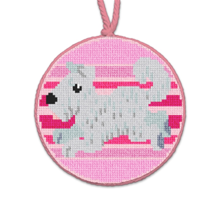 Year Of The Dog Needlepoint Ornament