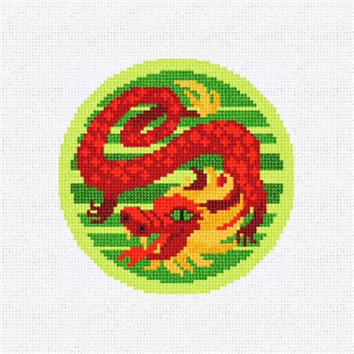 Year Of The Dragon Needlepoint Ornament Kit