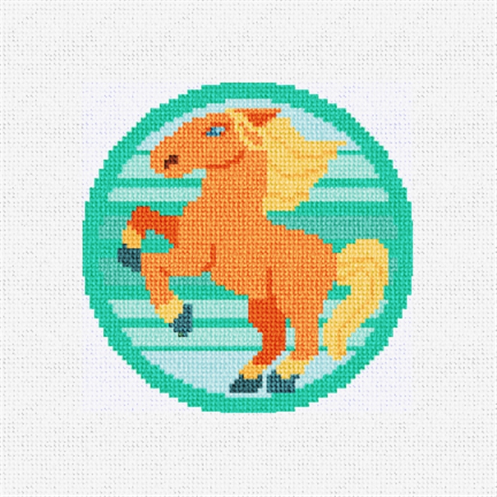 Year Of The Horse Needlepoint Ornament Kit