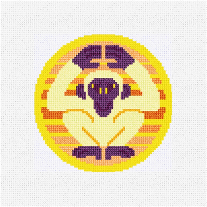 Year Of The Monkey Needlepoint Ornament Kit