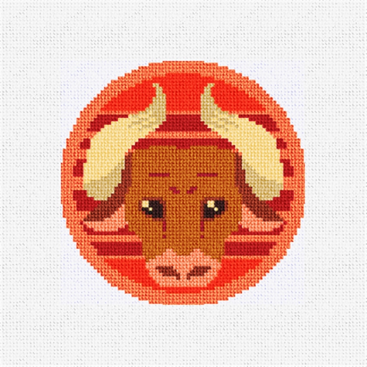 Year Of The Ox Needlepoint Ornament Kit