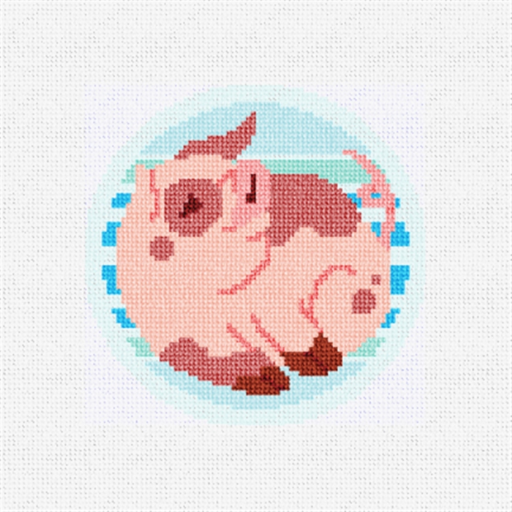 Year Of The Pig Needlepoint Ornament Kit