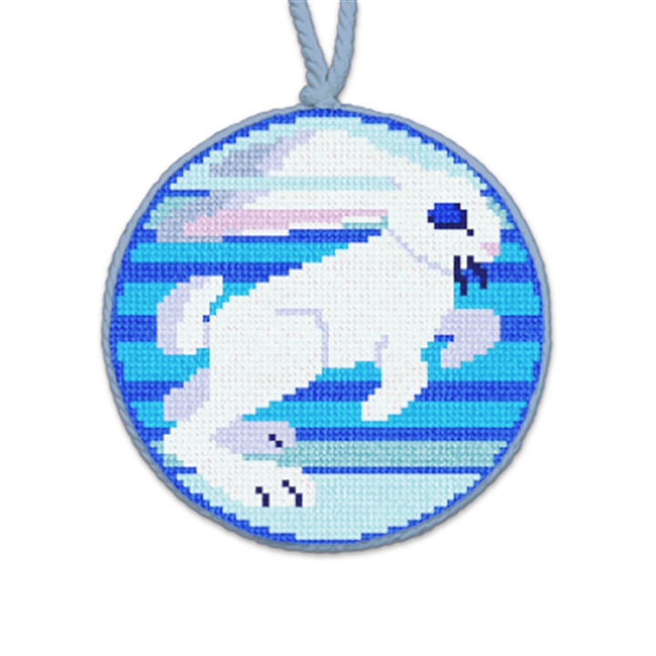 Year Of The Rabbit Needlepoint Ornament