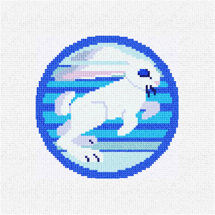 Year Of The Rabbit Needlepoint Ornament Kit