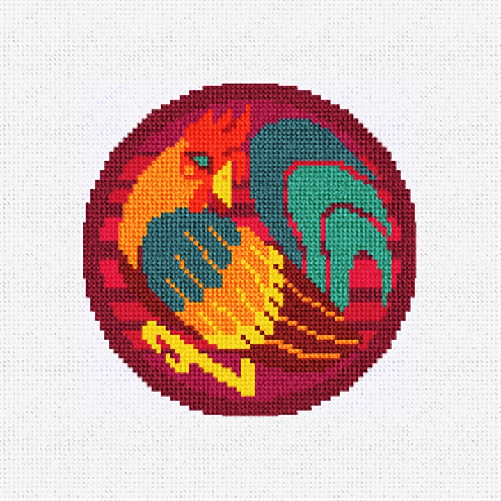 Year Of The Rooster Needlepoint Ornament Kit